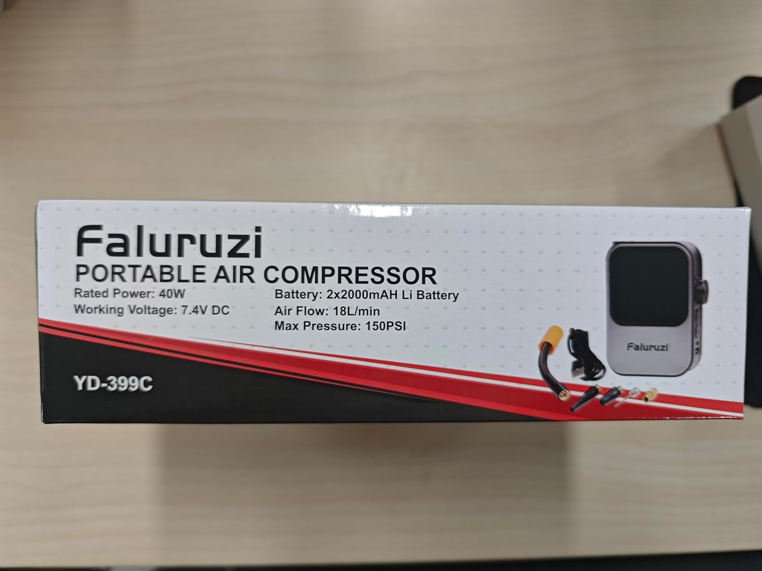 Portable Tire Inflator Air Compressor Small, Efficient, LED Light.Perfect for Car,Bike.Miple Inflation Options.Reliable Performance,Long Battery Life,Accurate Pressure Control