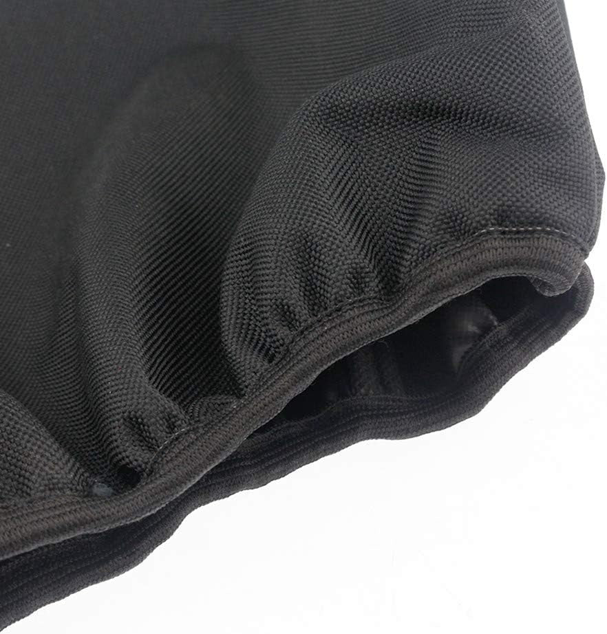 Winch Cover, Heavy Duty Waterproof Dust-Proof Winch Protection Cover for Electric Winches 8500-17500 Lbs - Black