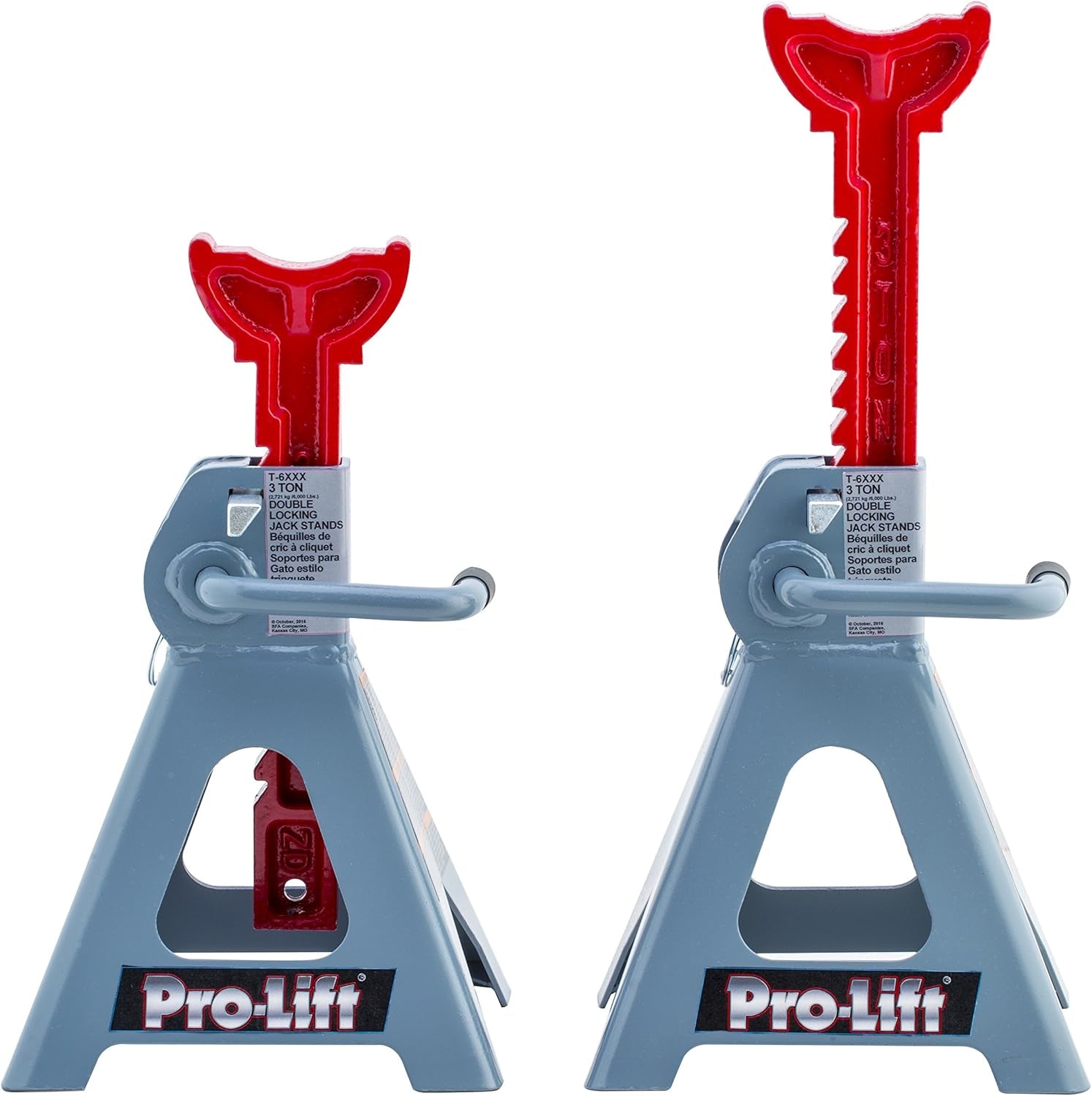 T-6903D Double Pin Jack Stands - 3 Ton