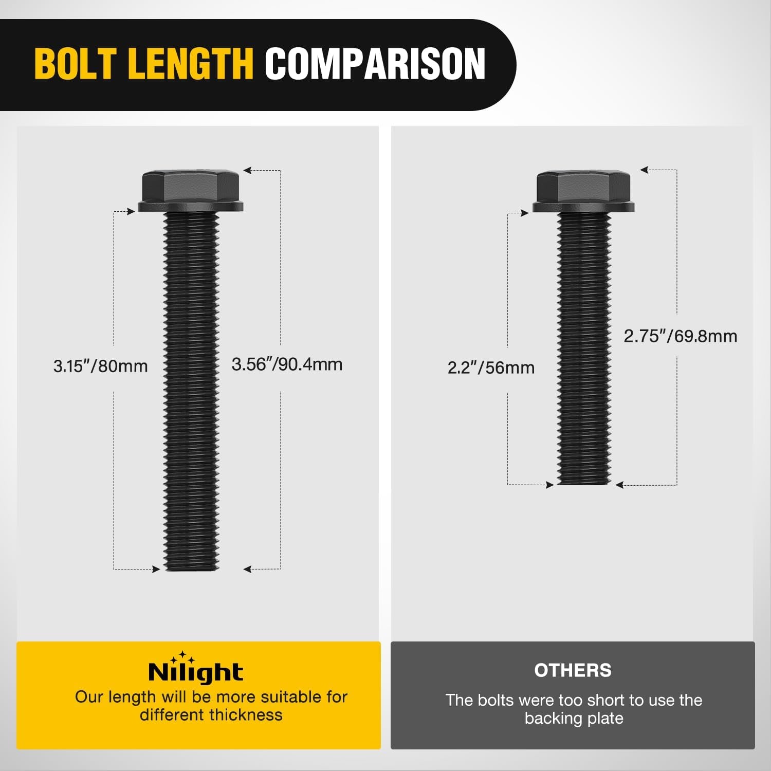 2PCS Tractor Bucket Hooks with Tie down Ring, Bolt-On Grab Hook with Back Plates Compatible with Trailer RV UTV Truck, Grade 70 Grade Forged Steel Max 15000 Lbs, Black