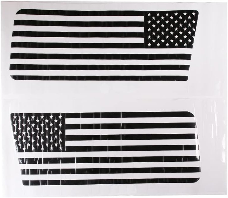 American Flag Vinyl Rear Side Window Decals Compatible with Hummer H2 2003-2009,Window Decals Precut Stickers Exterior Accessories (American Flag)
