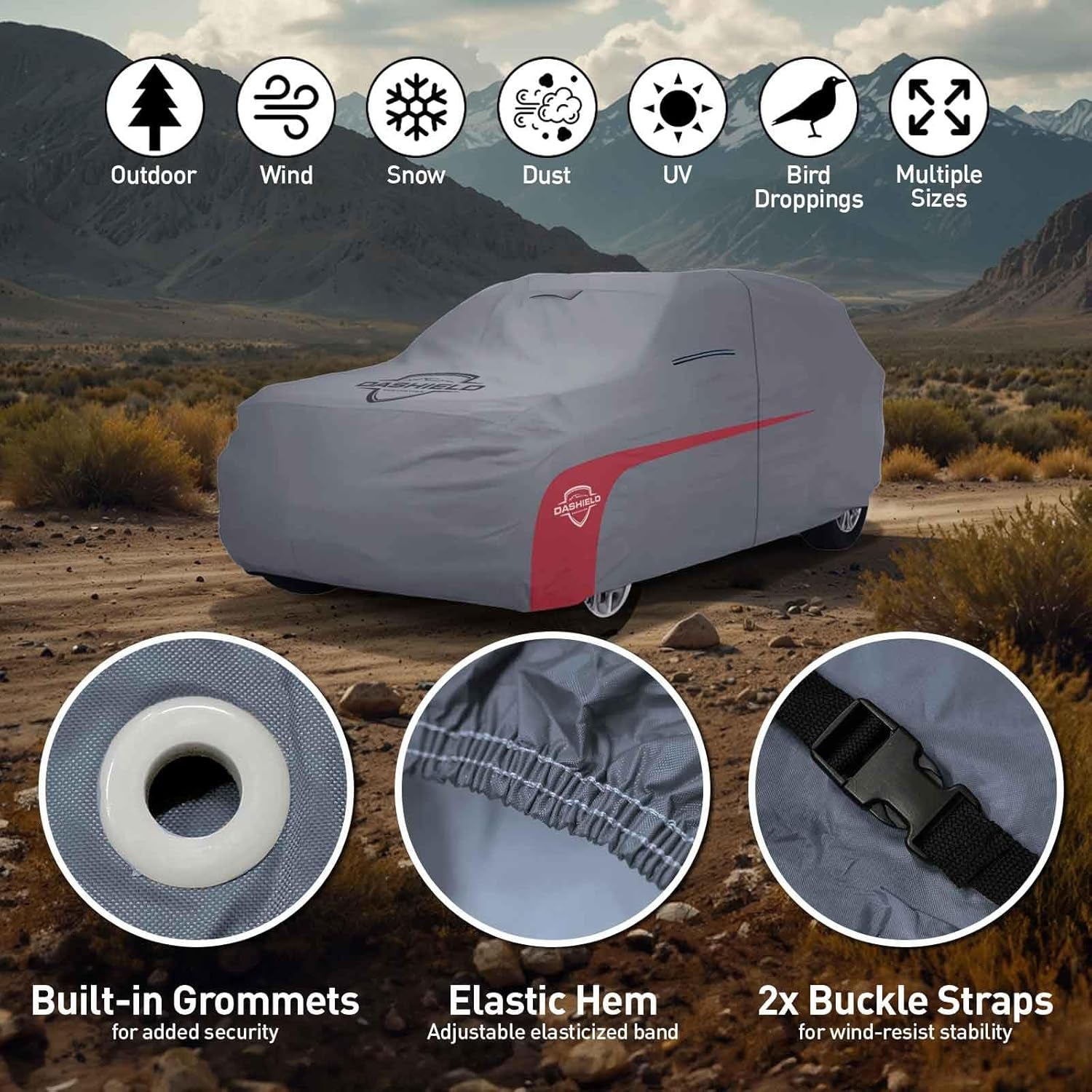 Ultimum Lite Car Cover for Ford Model a 1928-1931 Pickup 2-Door, with Zipper Breathable All Weather Protection Scratch, Dust, Sun, Snow, Rain Protection Indoor Outdoor