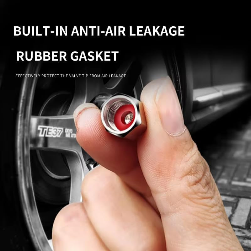 Car Wheel Tire Valve Stem Caps for Suzuki SX4 S-Cross 2006-2014,Tire Valve Caps Stem Covers Dust Caps for Car Tyres Car Wheel Air Cover Tire Air Cap Car Accessories,Black-A