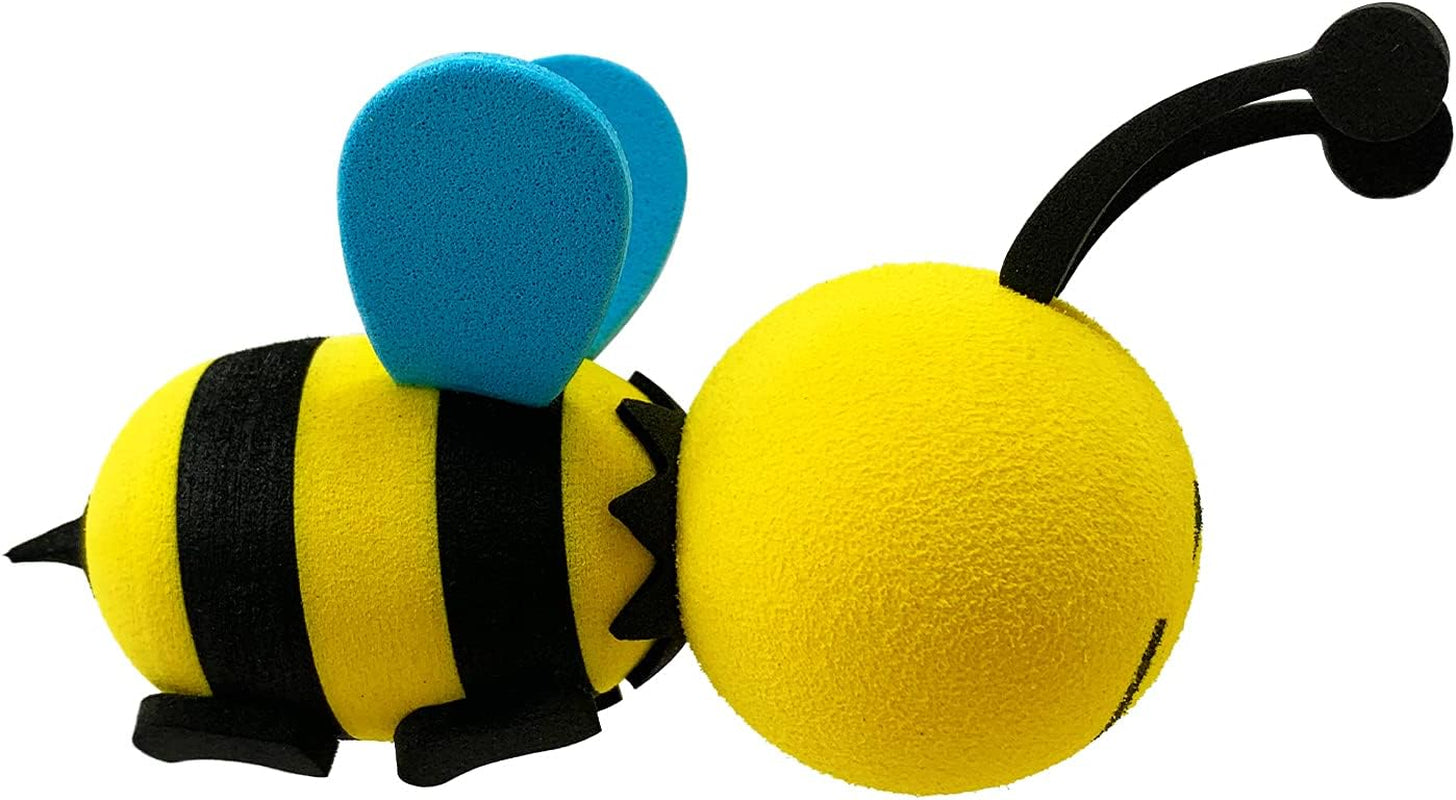 Happy Bee Car Antenna Topper - Auto Antenna Ball Exterior Decor Car Decorations Easy to Find Car in the Parking Lot (Bee)