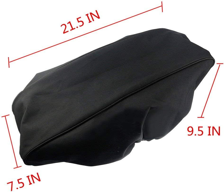 Winch Cover, Heavy Duty Waterproof Dust-Proof Winch Protection Cover for Electric Winches 8500-17500 Lbs - Black
