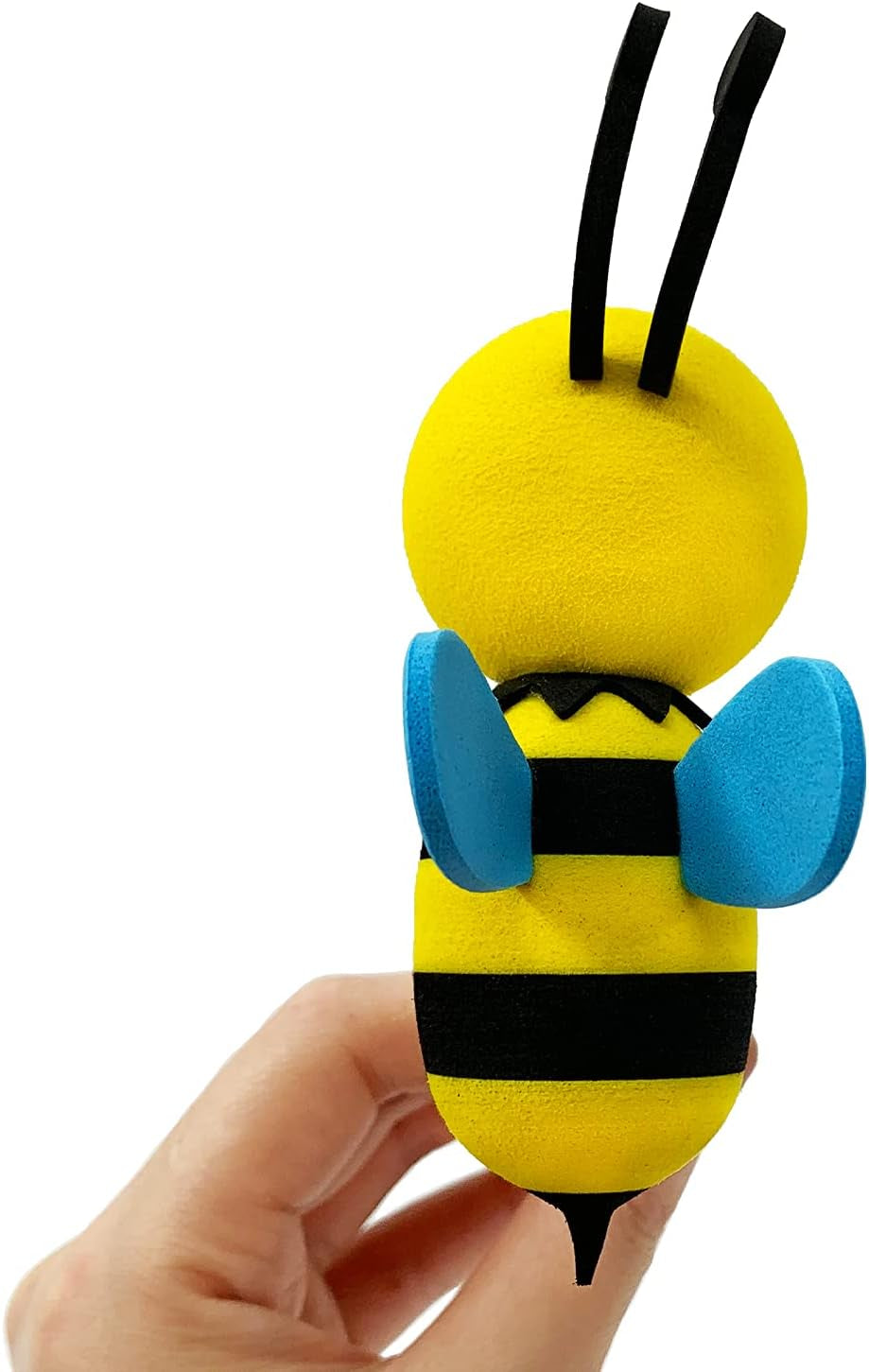 Happy Bee Car Antenna Topper - Auto Antenna Ball Exterior Decor Car Decorations Easy to Find Car in the Parking Lot (Bee)
