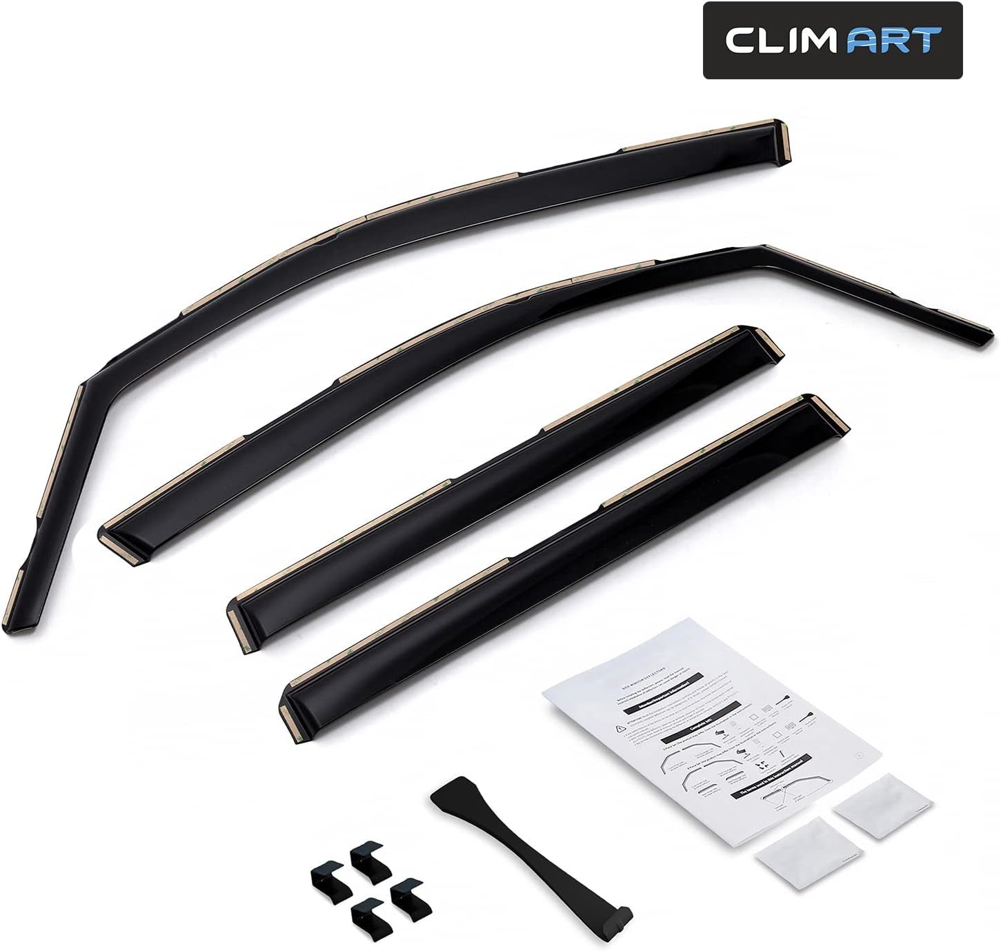 In-Channel Incredibly Durable Rain Guards for Honda Passport 2019-2025, Original Window Deflectors, Vent Window Visors, Vent Deflector, 4 Pcs. - 616275