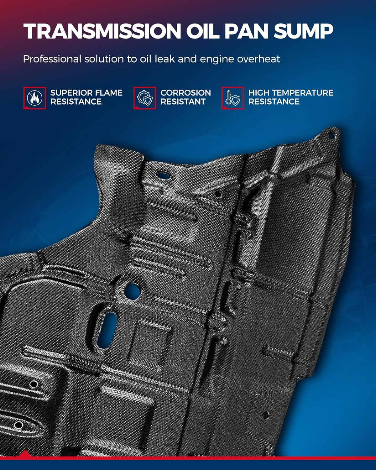 Engine Splash Shield Compatible with 2012-2014 Camry Replace# 1228177, 1228178