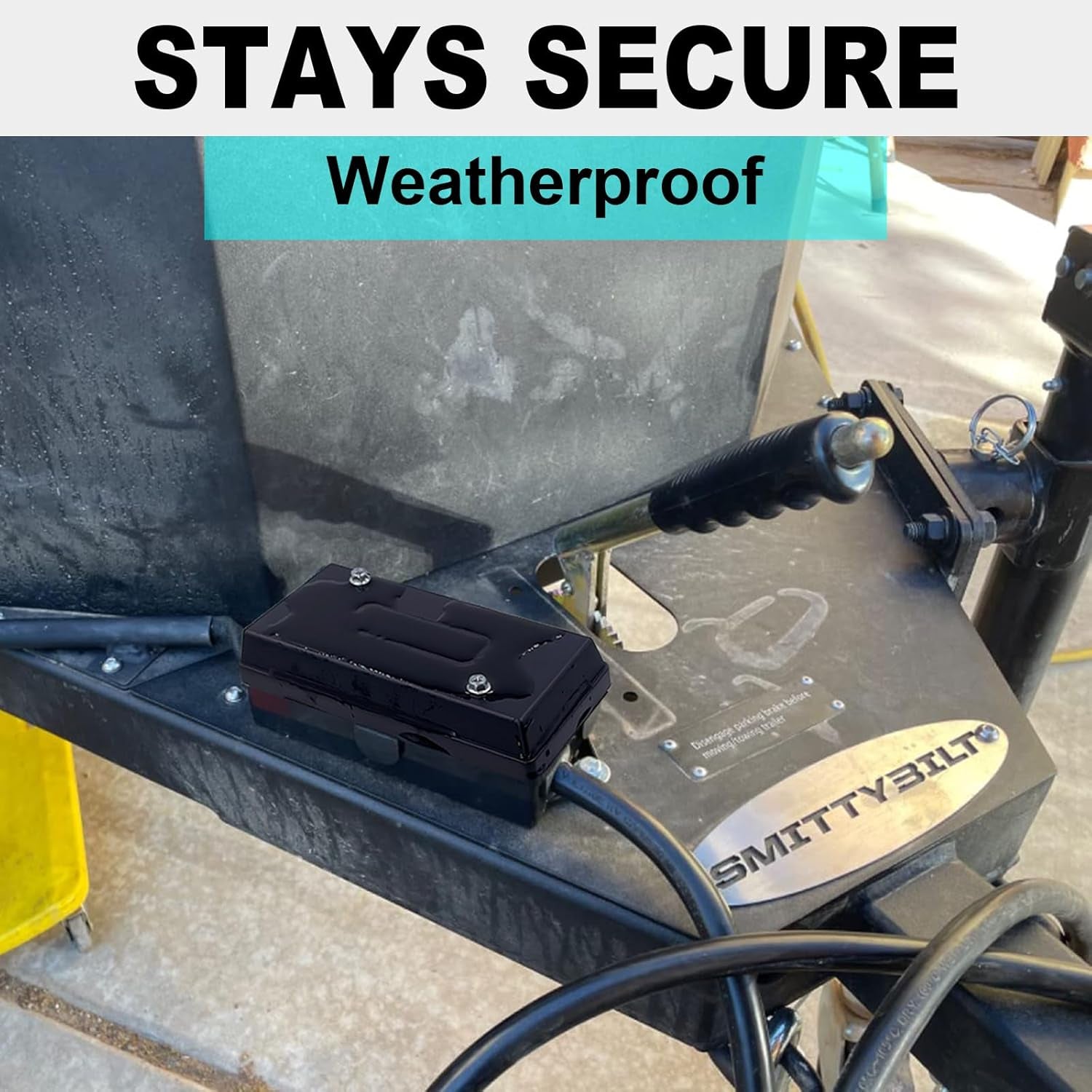 7 Pin Trailer Wiring Harness Kit with 7 Gang Junction Box - 8 Feet, Heavy Duty 7 Wire Trailer Cable 7 Way Trailer Plug Cord, Trailer Junction Box 7 Pole Waterproof (8Ft)