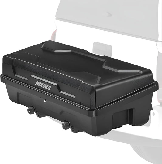 Swing Rack 2 Inch Hitch Cargo System, EXO Swingbase, Bundled with EXO Gearlocker Storage Box - Car Vehicle Accessories for Travel and Camping