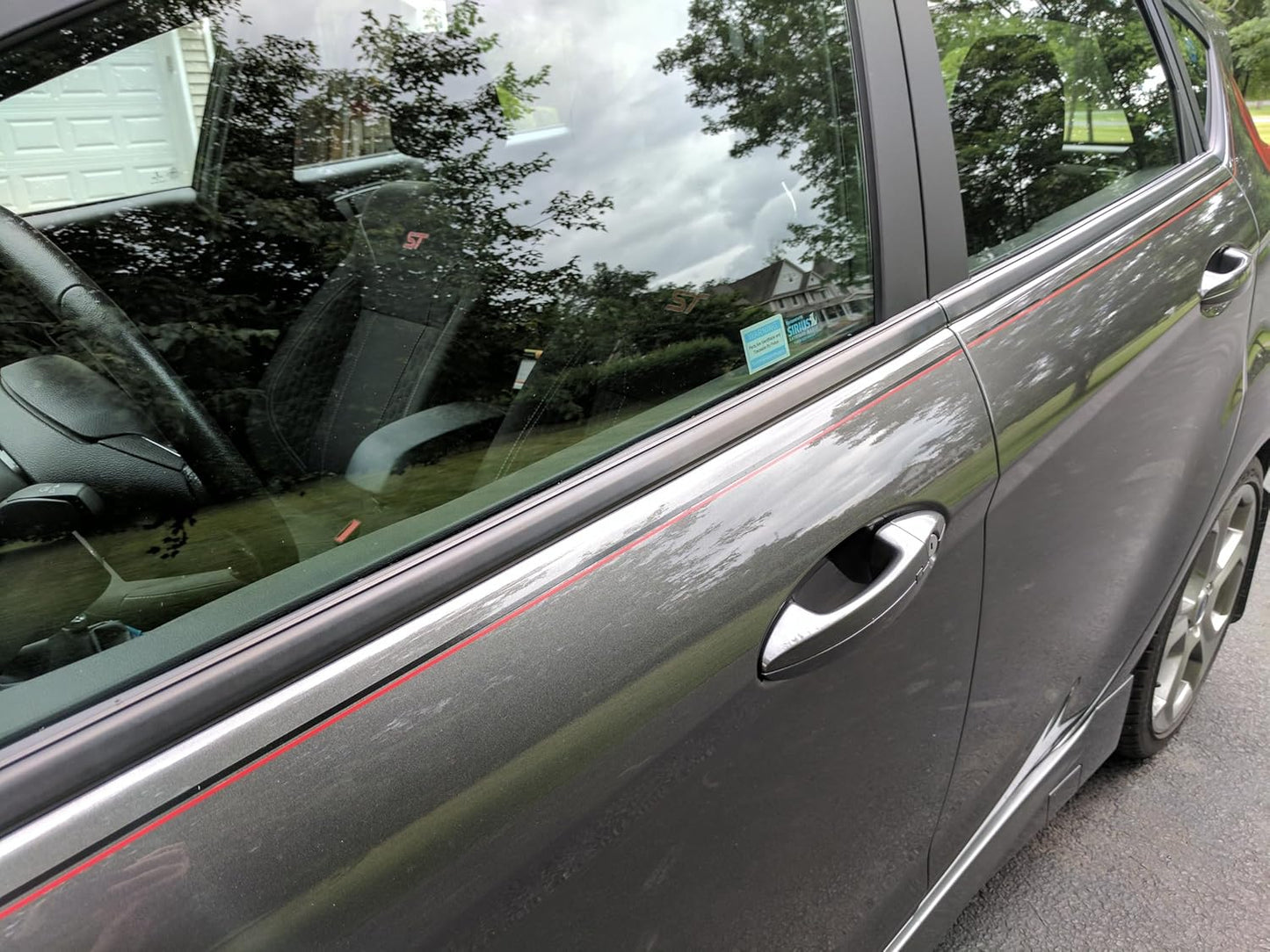 Vinyl Pinstriping Tape Pinstriping Decals DIY Stickers Striping for Car Motorcycle Home Door 1/5" Black