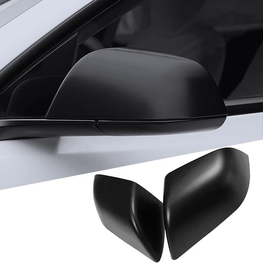 For Tesla Model 3 Rearview Mirror Guard Cover, Side Mirror Cover Exterior Accessories Fit for Tesla Model 3 2017-2025 (Model 3-Matt Black)