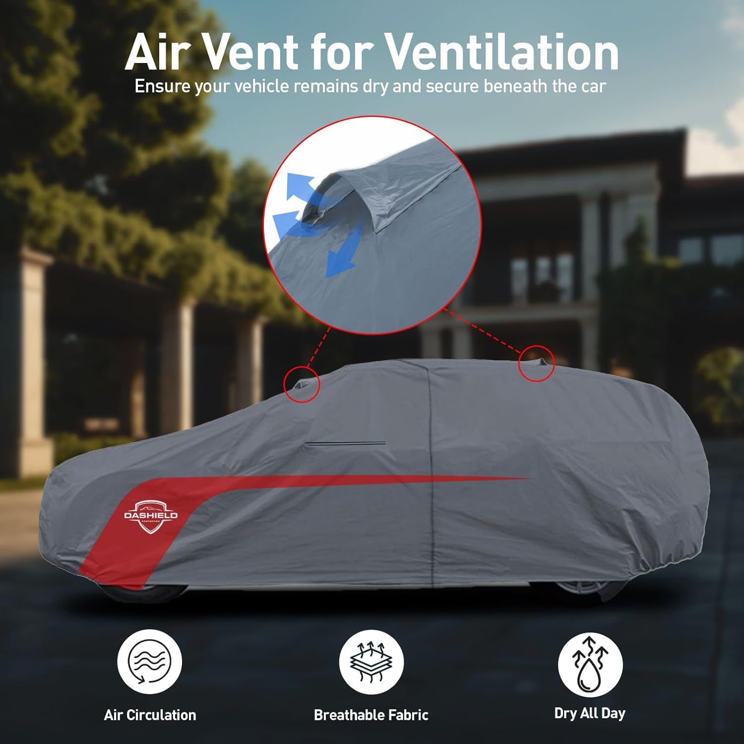 Ultimum Lite Car Cover for Ford Model a 1928-1931 Pickup 2-Door, with Zipper Breathable All Weather Protection Scratch, Dust, Sun, Snow, Rain Protection Indoor Outdoor