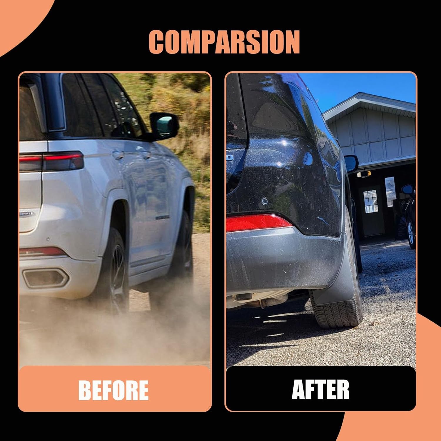 Mud Flaps Compatible with Chevrolet Trax 2024 2025 - Splash Guards Fender Guards for Chevy Trax Exterior Accessories 2024 2025 No Drill Splash Guards (4PCS)