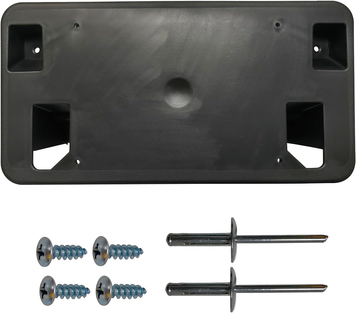 Front Bumper License Tag Plate Frame Bracket Holder Compatible with 2018 2019 2020 2021 Chevrolet Traverse Replace GM1068196 84282822