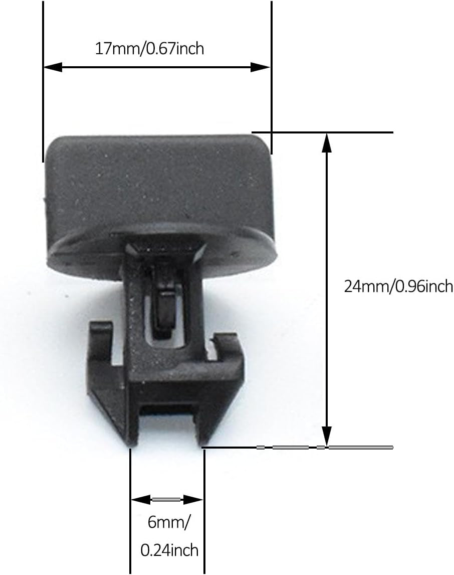 Bumper Cover Turn and Lock Retainer 11610049 for Buick Enclave 2008-2017 for Cadillac Escalade 2007-2013 for Cadillac Escalade ESV 2007-2014 for Chevrolet Equinox 2018-2019 for GMC Acadia 2007-2016