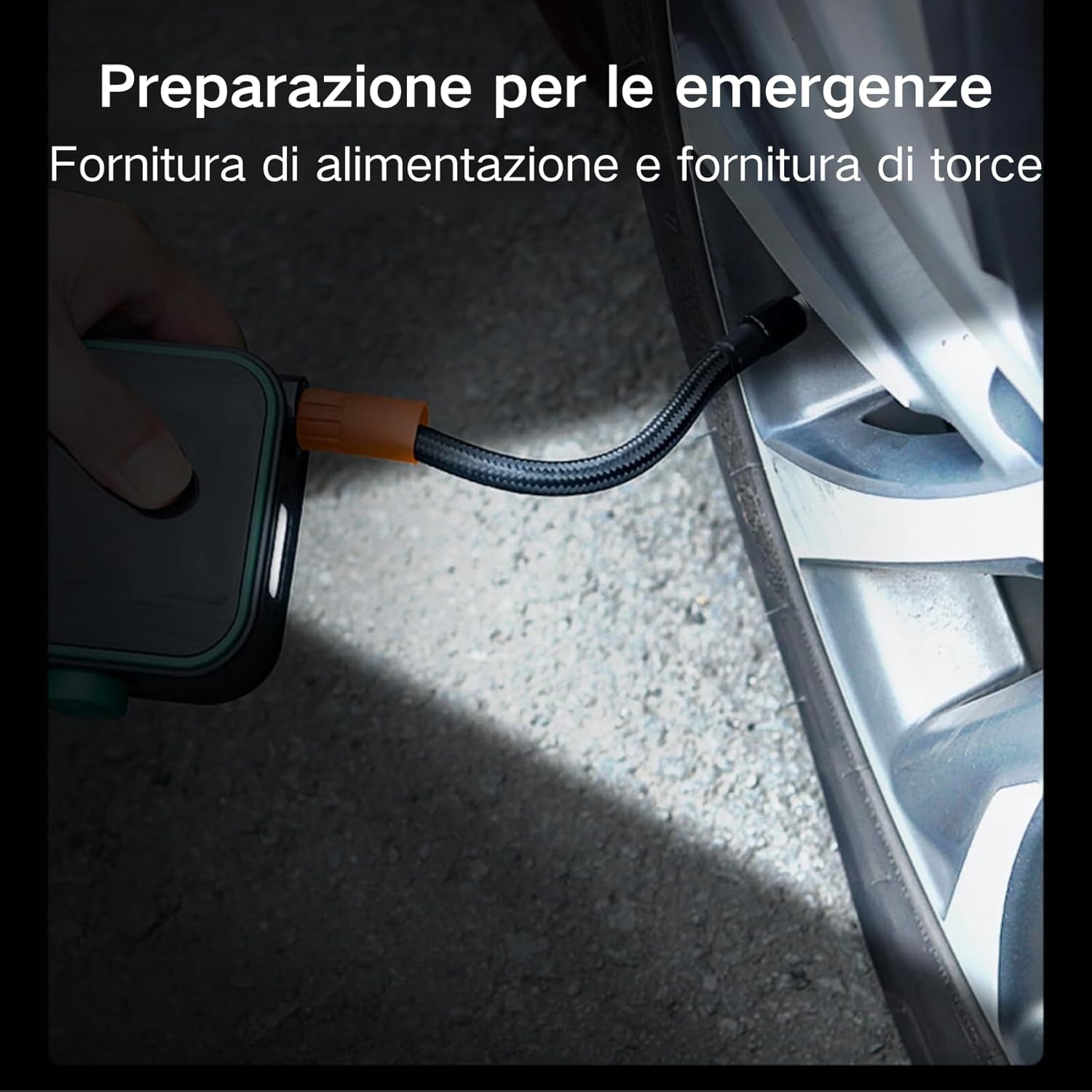 Portable Tire Inflator Air Compressor Small, Efficient, LED Light.Perfect for Car,Bike.Miple Inflation Options.Reliable Performance,Long Battery Life,Accurate Pressure Control