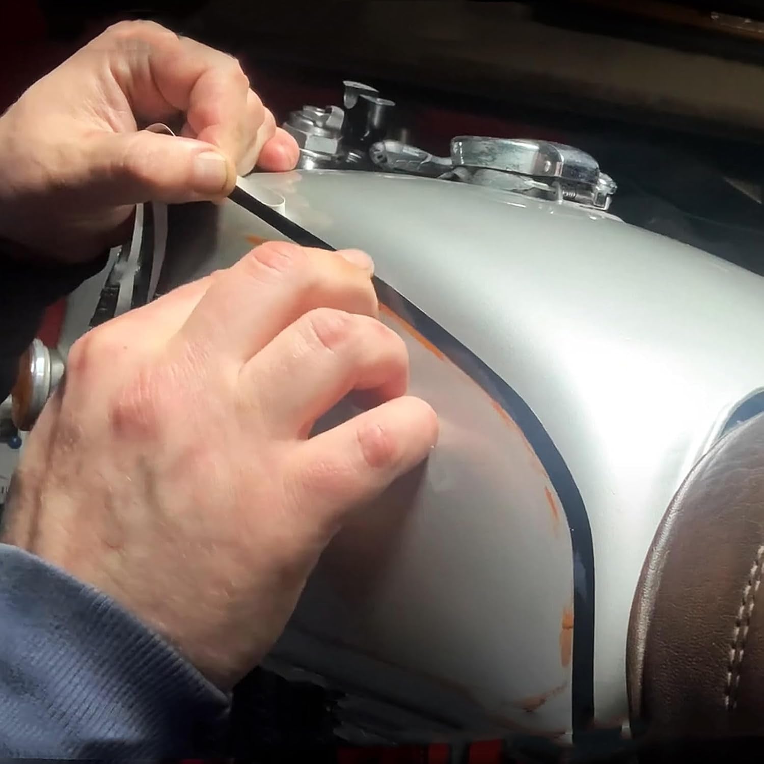 Vinyl Pinstriping Tape Pinstriping Decals DIY Stickers Striping for Car Motorcycle Home Door 1/5" Black