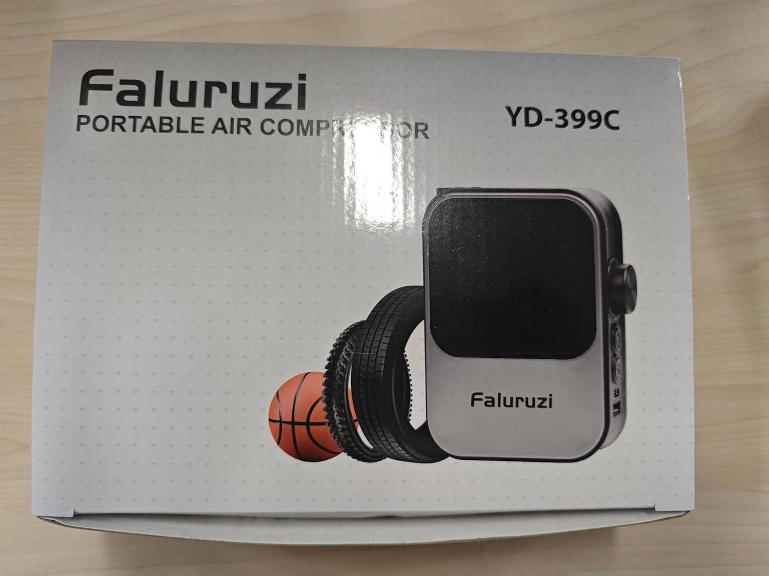 Portable Tire Inflator Air Compressor Small, Efficient, LED Light.Perfect for Car,Bike.Miple Inflation Options.Reliable Performance,Long Battery Life,Accurate Pressure Control