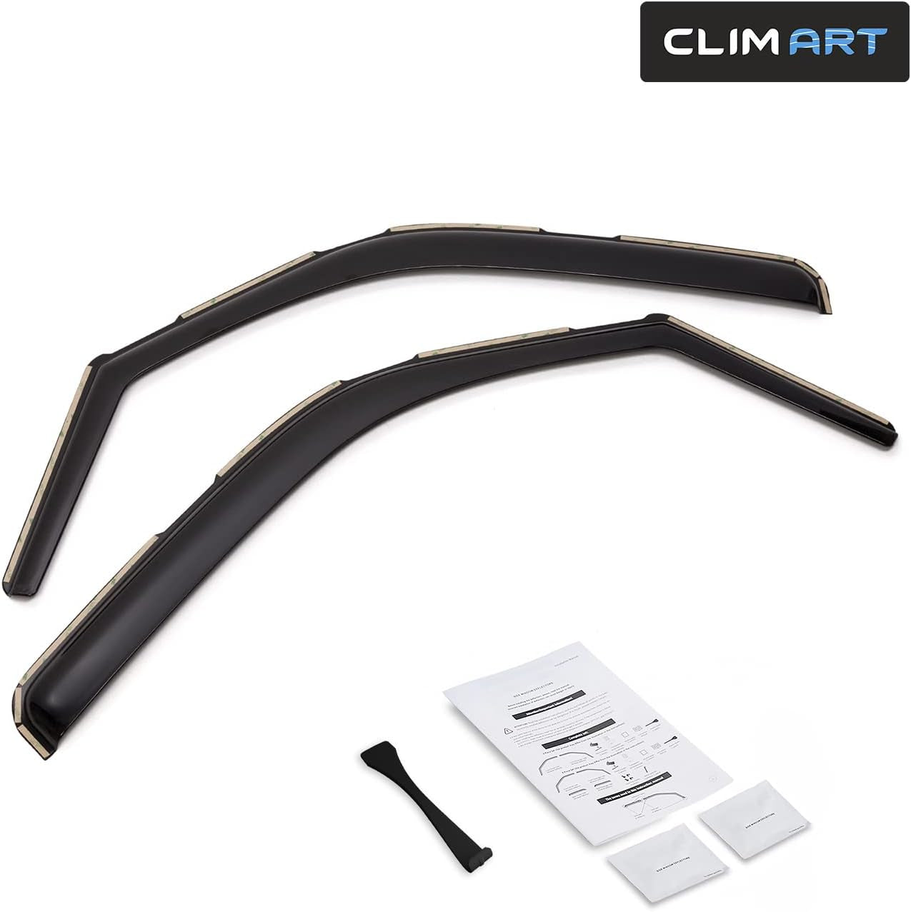 In-Channel Incredibly Durable Rain Guards for Chevrolet Express Van 1996-2025/GMC Savana 1996-2025, Original Window Deflectors, Vent Window Visors, Vent Deflector, 2 Pcs. - 696078LP