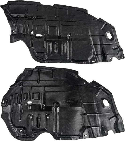 Engine Splash Shield Compatible with 2012-2014 Camry Replace# 1228177, 1228178