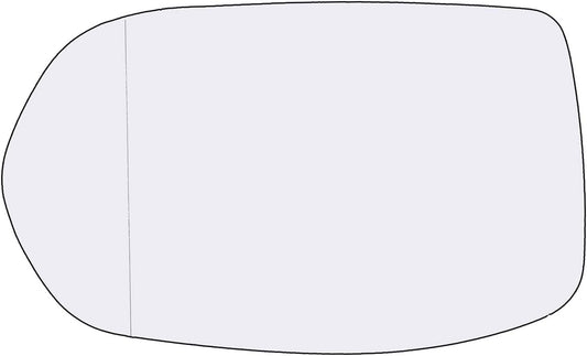 Driver Side Mirror Glass Assembly with Plastic Backing Plate (Non-Heated) Compatible with 2012-2016 Honda CRV, 2016-2020 HRV