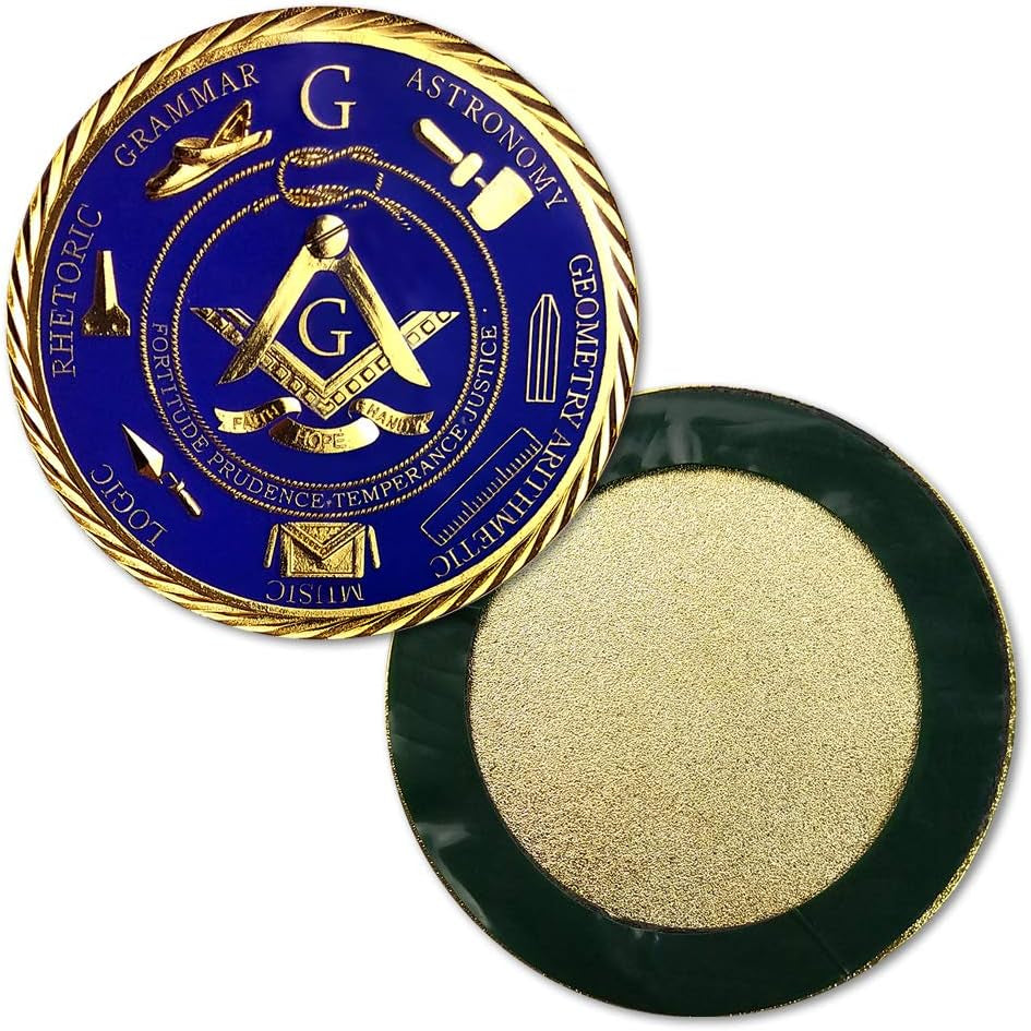 Master Mason Masonic Car Emblem Freemason Blue Lodge Auto Decal