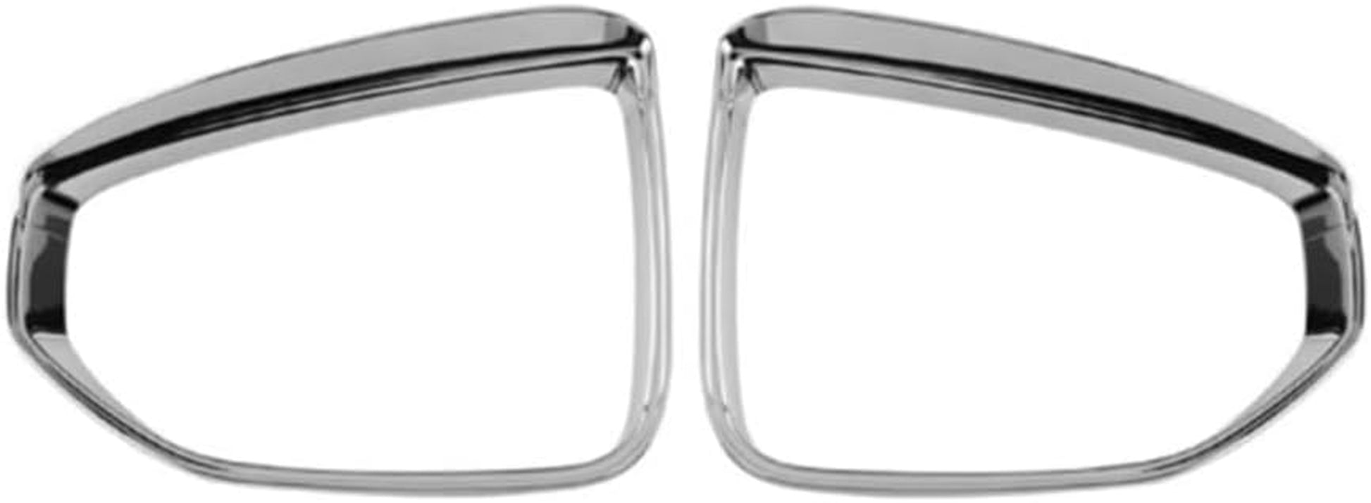 Auto Accessories Fit for Lexus NX 250 350H 450H+ 2022 2023 2024 Rearview Mirror Rain Eyebrow Covers Trim (Chrome Silver) ABS 2PCS