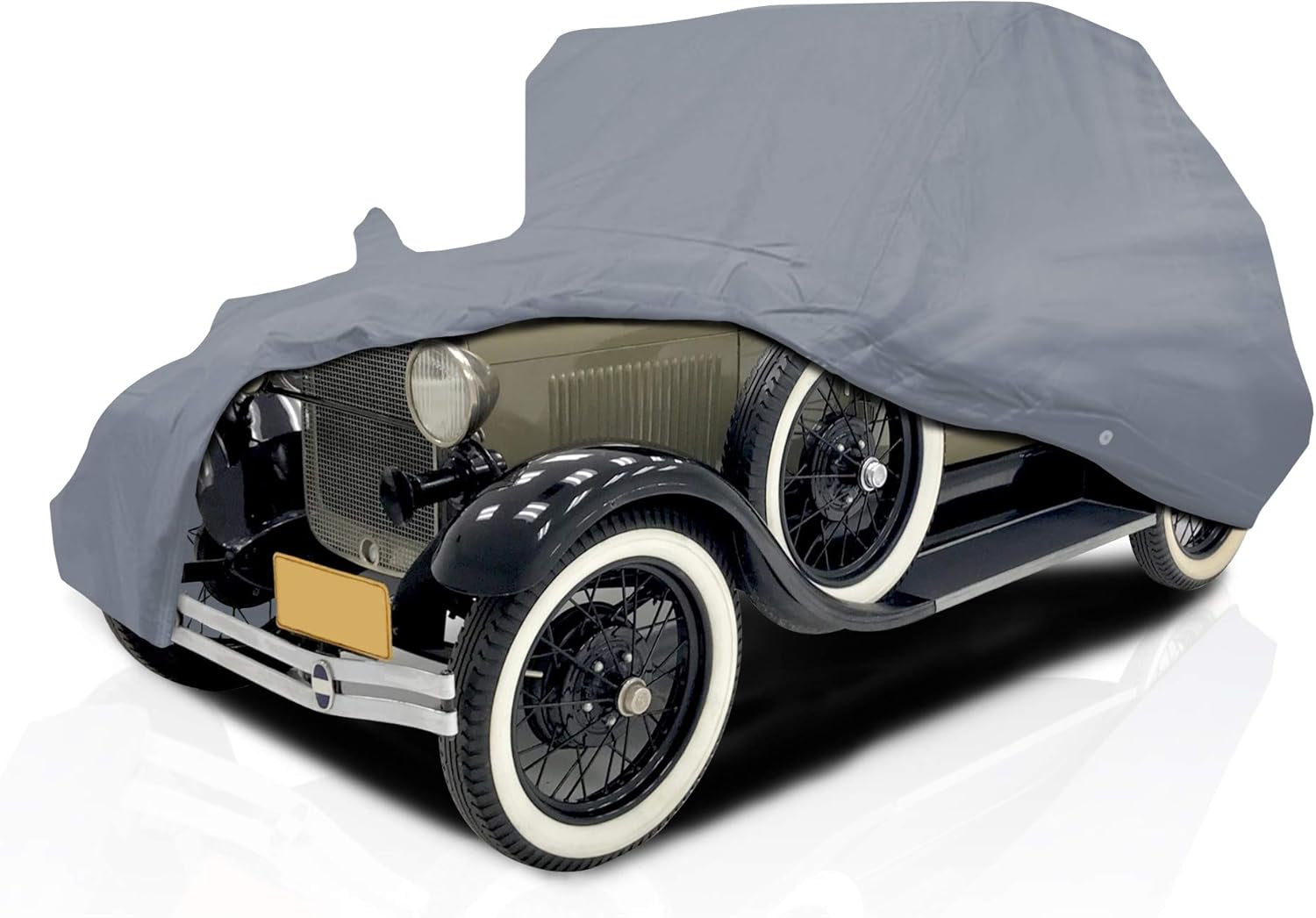 Ultimum Lite Car Cover for Ford Model a 1928-1931 Pickup 2-Door, with Zipper Breathable All Weather Protection Scratch, Dust, Sun, Snow, Rain Protection Indoor Outdoor