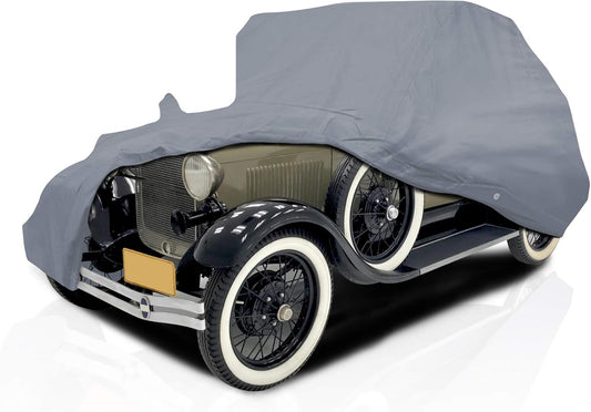 Ultimum Lite Car Cover for Ford Model a 1928-1931 Pickup 2-Door, with Zipper Breathable All Weather Protection Scratch, Dust, Sun, Snow, Rain Protection Indoor Outdoor