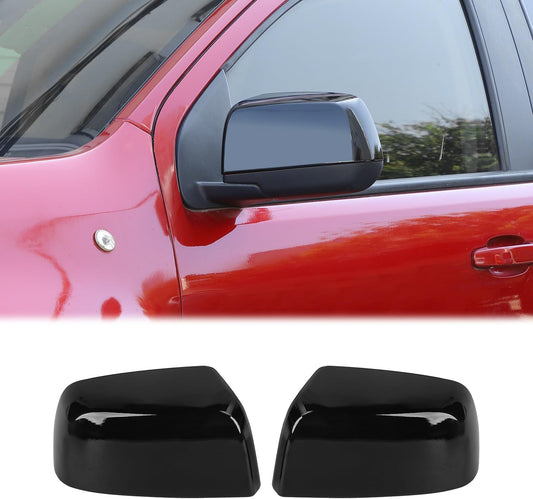 for Chevy Colorado 2014-2022 Rearview Mirror Cover Side Mirror Cover Compatible with Chevy Colorado 2014+/ GMC CANYON 2014-2022(2Pcs/Set,Abs,Black)