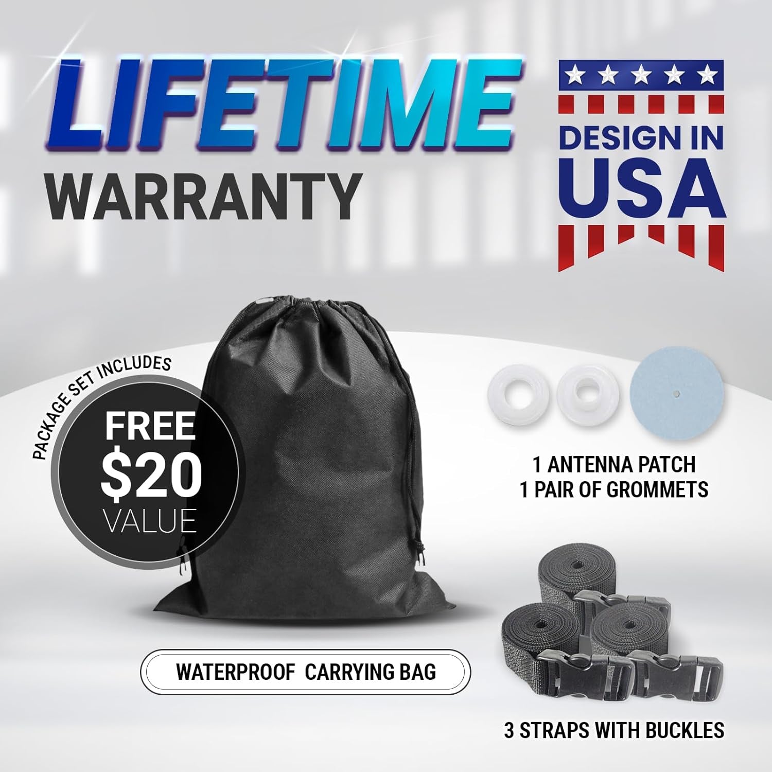 Premium Car Cover for 1967-1969 Plymouth Barracuda Heavy Duty Waterproof All-Weather Automobiles Custom Fit Indoor Outdoor UV Snow Protection Covers with Straps and Bag