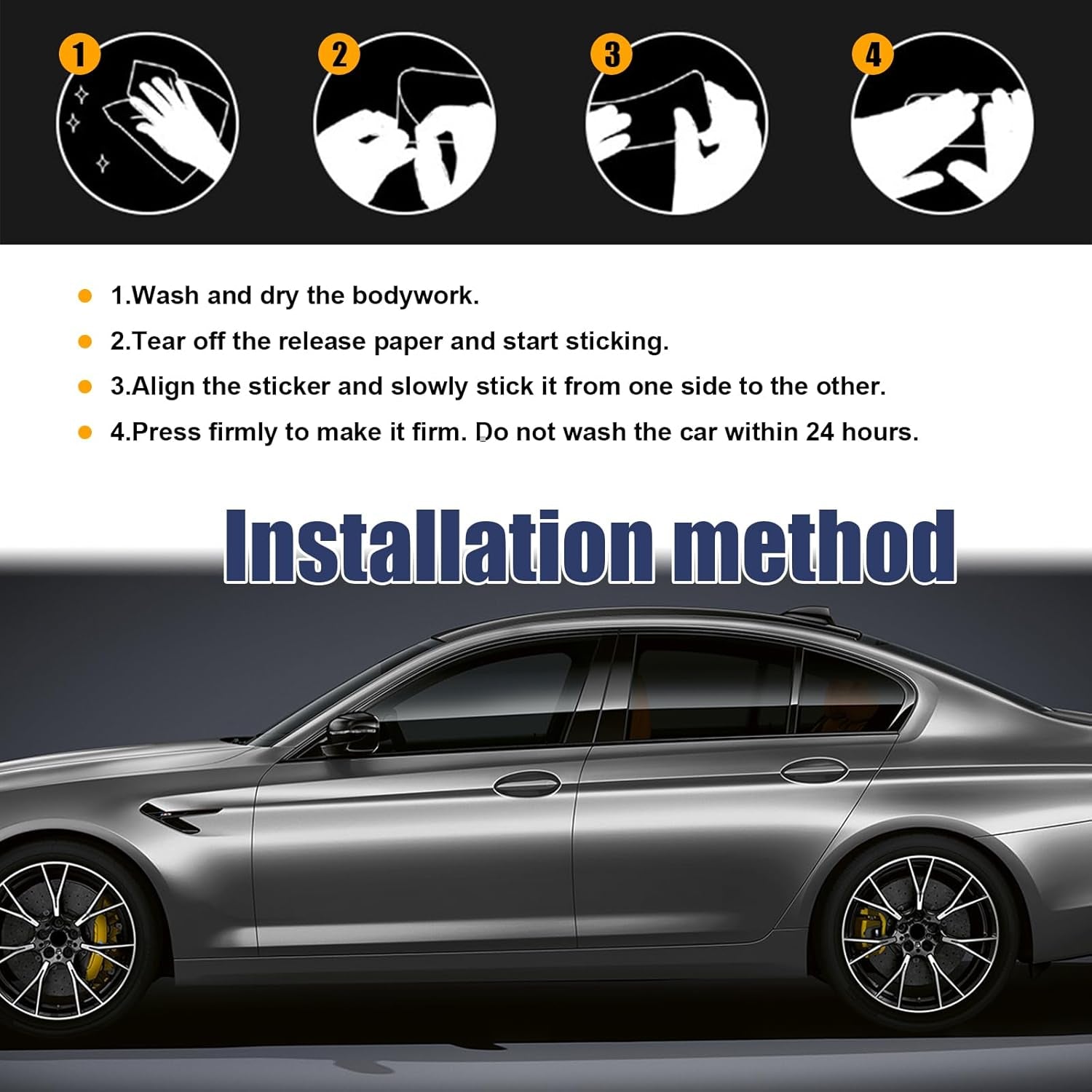 20PCS Warning Reflective Stickers, Night Visibility Safety Reflective Sticker, Waterproof Auto Reflector Tape for Bumper Clothing Trailers Motorcycle Helmet, Car Accessories (Red)