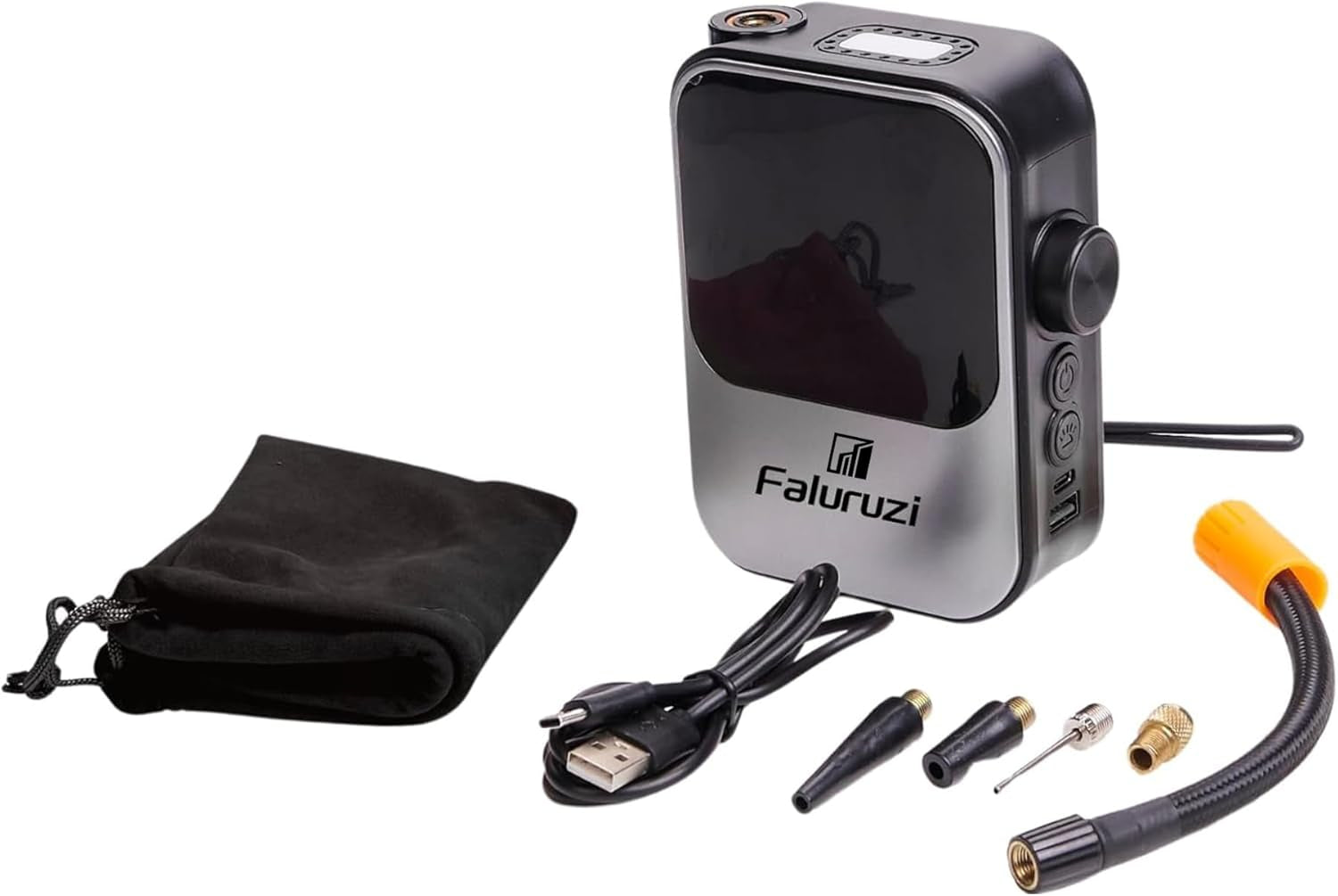 Portable Tire Inflator Air Compressor Small, Efficient, LED Light.Perfect for Car,Bike.Miple Inflation Options.Reliable Performance,Long Battery Life,Accurate Pressure Control