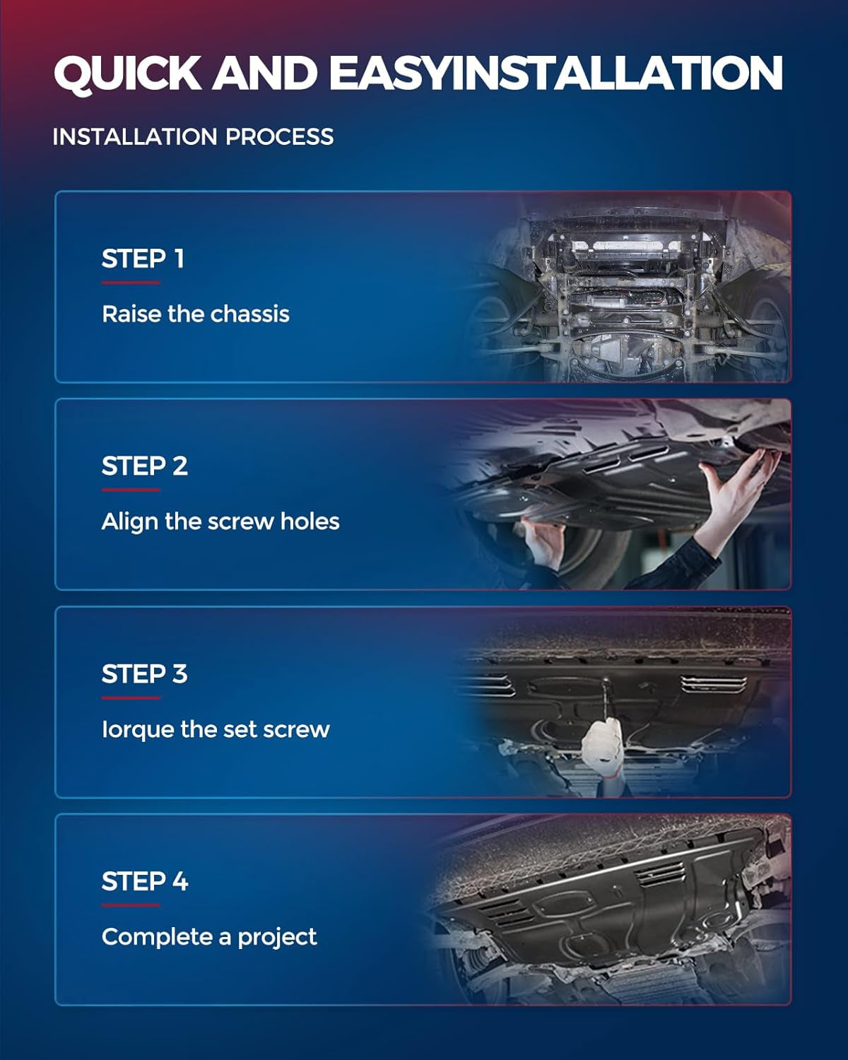 Engine Splash Shield Compatible with 2012-2014 Camry Replace# 1228177, 1228178