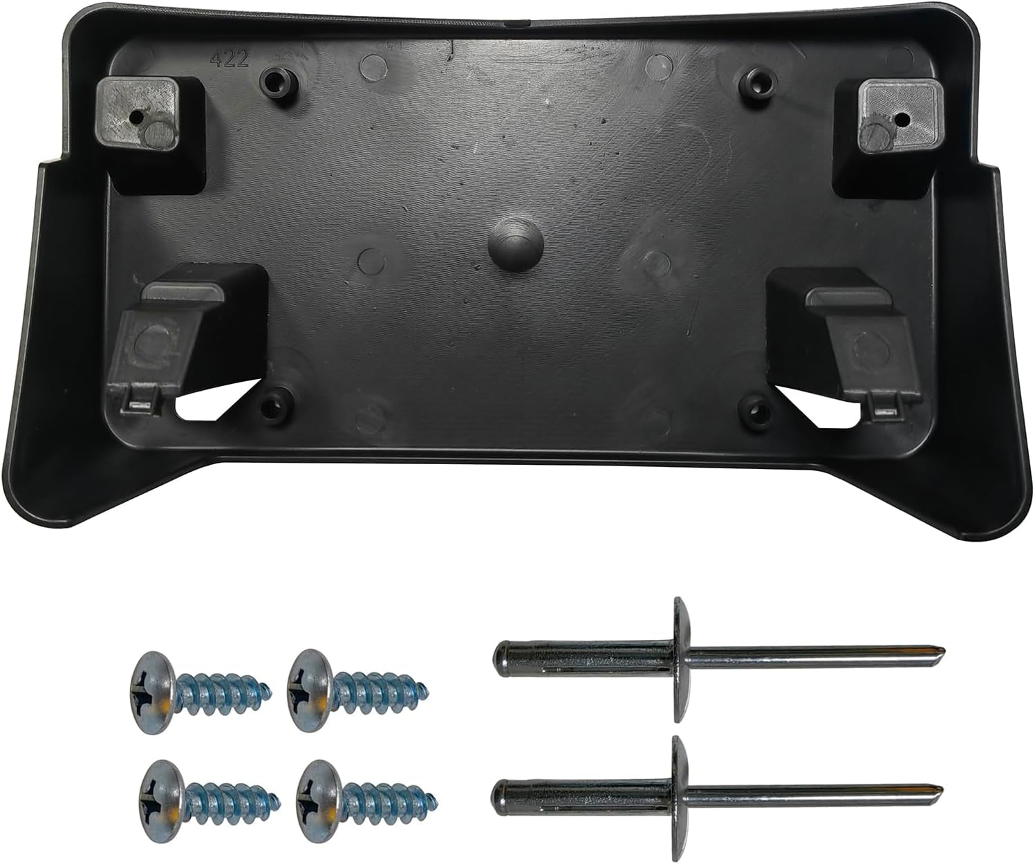 Front Bumper License Tag Plate Frame Bracket Holder Compatible with 2018 2019 2020 2021 Chevrolet Traverse Replace GM1068196 84282822