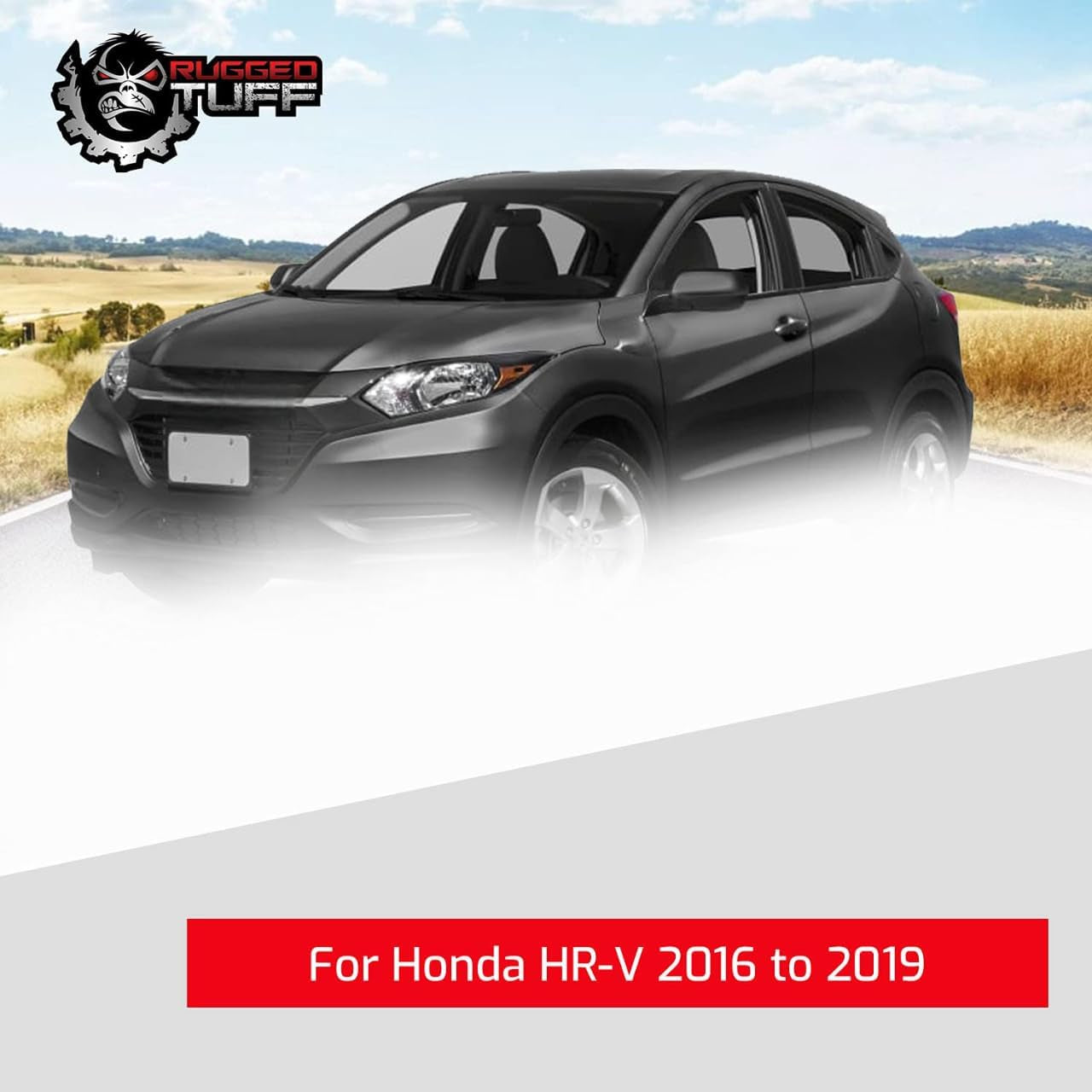 Driver Side Mirror Glass Assembly with Plastic Backing Plate (Non-Heated) Compatible with 2012-2016 Honda CRV, 2016-2020 HRV