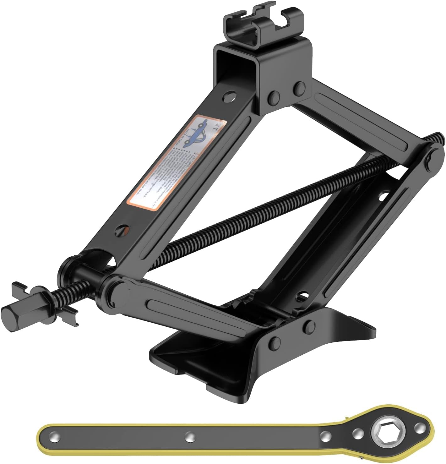Scissor Jack for Car - 2 Ton (4409 Lbs) Car Jack Kit,Quick Lifting Tire Changing Kit, Tire Jack Kit for Auto/Suv/Mpv (2 Ton)