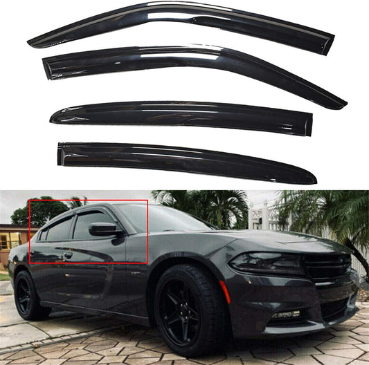 Window Visors Rain Guards Vent Shade Replacement for Enforcer 2011-2020