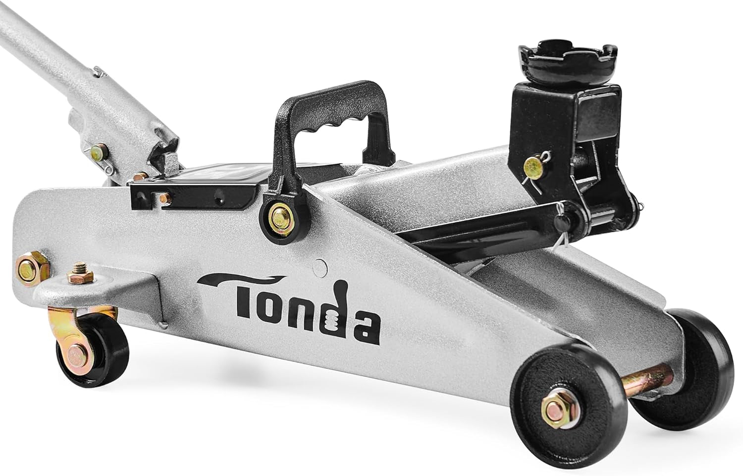 Floor Jack, Hydraulic Portable Car Lift Jack, 1.5 Ton (3,000 Lb) Capacity (Silver)