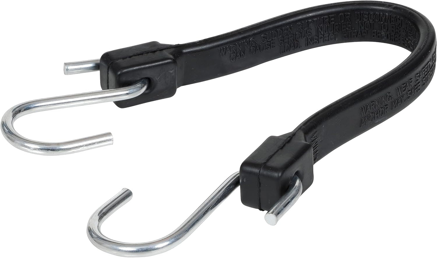 - 14” EPDM Rubber Cargo Strap - for Indoor and Outdoor Use, 10 Pack