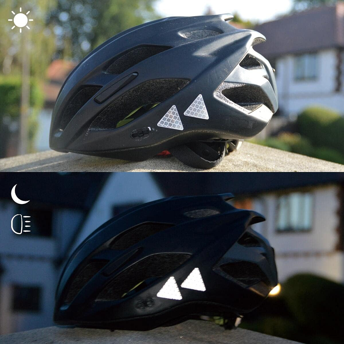 Reflective Stickers for Outdoor Use - Waterproof Stickers for Cars, Motorcycles, Helmets - Made with 3M Diamond Grade Reflective Material