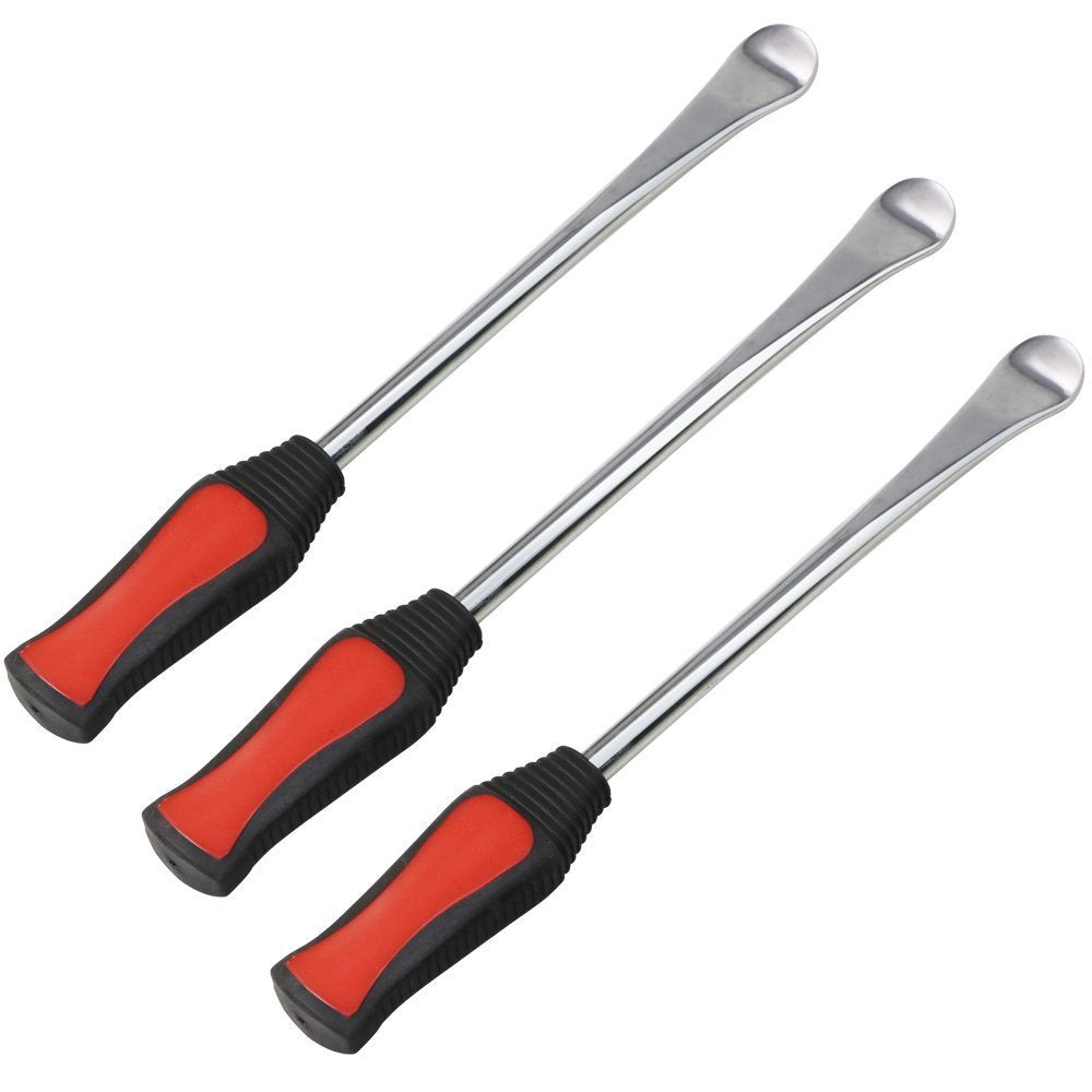 Three Tire Change Spoons Motorcycle Tire Irons Changer Levers Changing Tool with Rim Protector Kit
